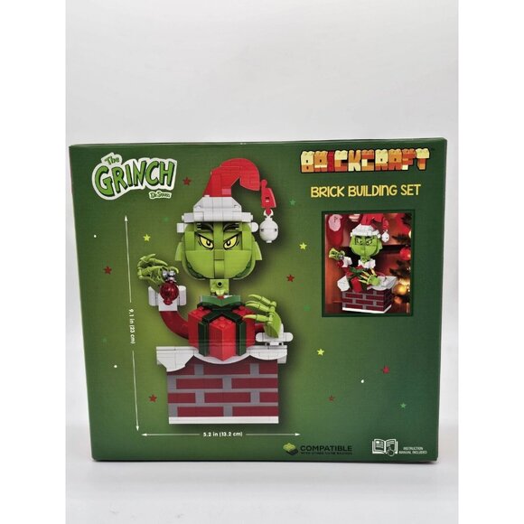 Brickcraft The Grinch Up The Chimney Grinch Christmas Brick Building Set 504 Pc - Picture 5 of 7
